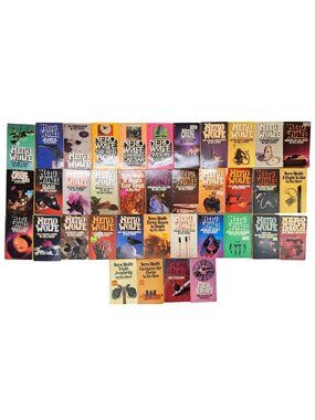 Vintage Rex Stout Mystery Paperback Lot 37 Books Nero Wolfe & 2 Non-Nero Titles